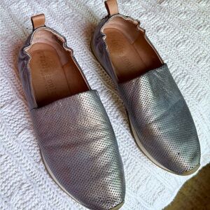 Gentle Souls Metallic Gold Flats